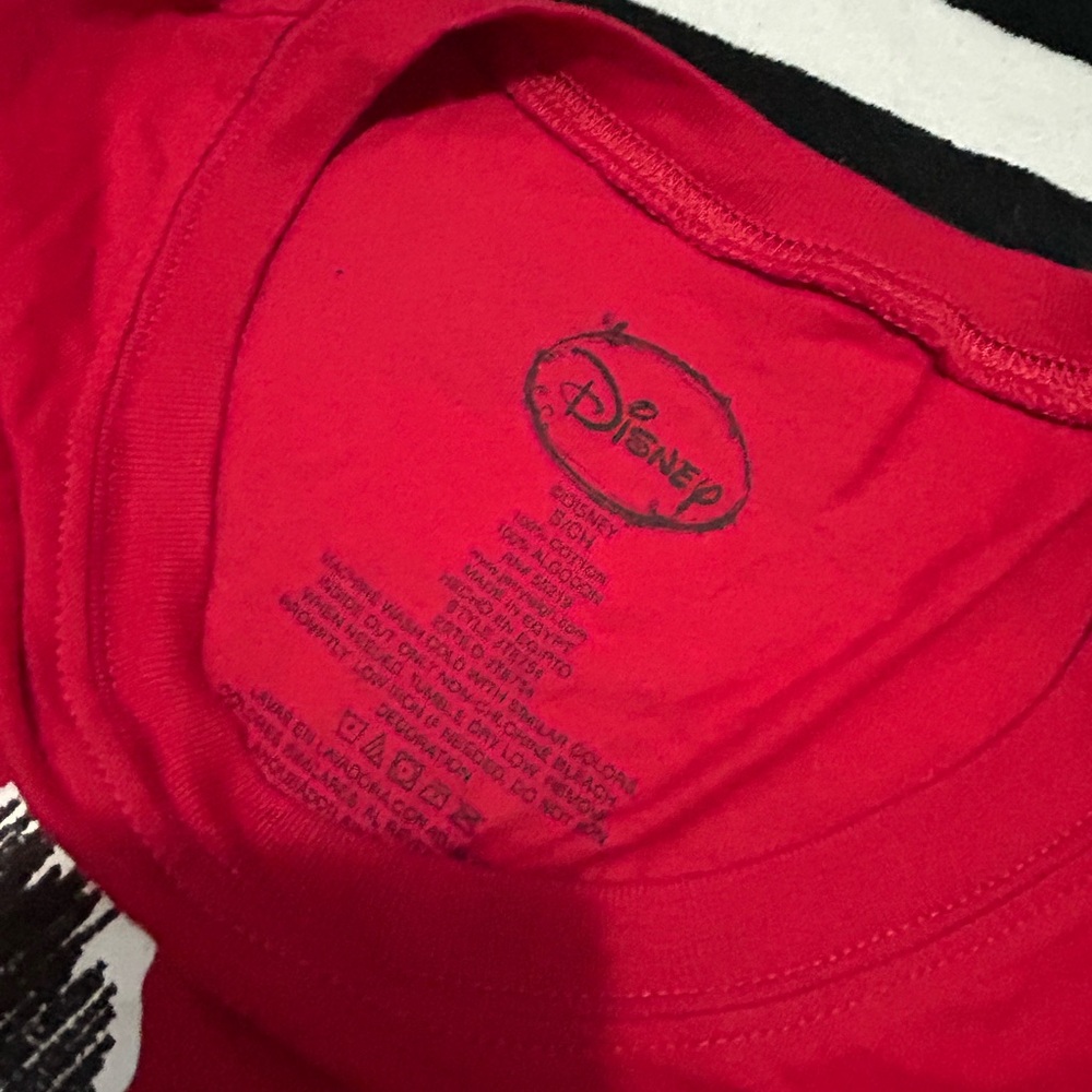 Disney Red Tee with Iconic Character Design - Picture 3 of 4